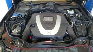 Mercedes  V6 montaż instalacji LPG silnik